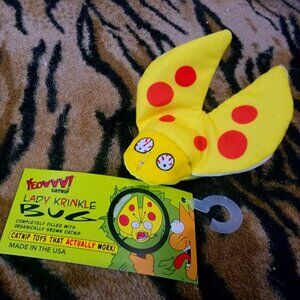 Cat Yeowww! Krinkle Lady Bug 100% Organic Catnip Cat Toy ea. New!
